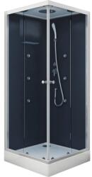 Aurlane Cabină de duș completă Aurlane Blue River Square 2, 0 90x90x219 cm, profil crom (CAB135)