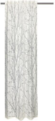SoleVito Perdea cu rejansă Solevito Flora alb-gri 140x240 cm (CT19051)