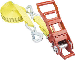 Mamutec Set chingi de fixare cu clichet & carabinieră Mamutec TD5 50mm x 8m, max. 5000kg, galben, 2 piese (7003029-252)