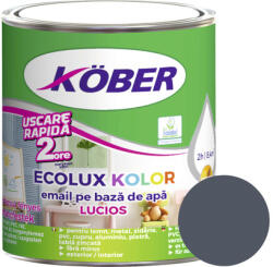 KÖBER Email lucios pe bază de apă Ecolux Kolor Köber antracit RAL 7016 2, 5 l (V827016L-C2.5L)