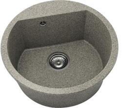 FAT Chiuvetă bucătărie granixit 1 cuvă FAT Avangard 223 Ø51 cm fără picurător Space Gray (223-940) Chiuveta