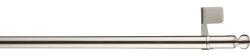 my deco Bară vitraj cilindrică fit-ball aspect inox 50-80 cm (65414) Suport draperie