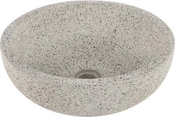 Differnz Lavoar pe blat Differnz Terrazzo Ø40 cm negru/alb (38.010.55)