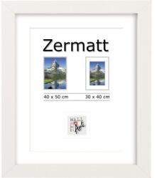The Wall Ramă foto lemn The Wall Zermatt albă 40x50 cm (44298)