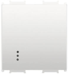 Panasonic Întrerupător simplu Panasonic Thea Optima, cu lumină, 2 module, alb (P-TO1L.2M)