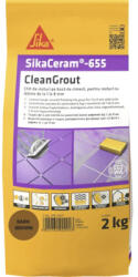 Sika Chit pentru rosturi Sika Ceram Clean Grout 655 dark brown 2 kg (700728)