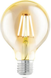 EGLO Bec vintage LED Eglo E27 4W, glob G80, durată viață 15.000 h, 350 lumeni (110052)