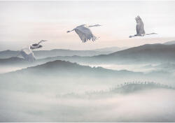 Komar Fototapet vlies INX8-083 Mystic Cranes 400x280 cm (INX8-083)