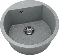 FAT Chiuvetă bucătărie granixit 1 cuvă FAT Avangard 223 Ø51 cm fără picurător City grey (223-251) Chiuveta