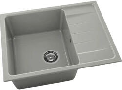 FAT Chiuvetă bucătărie marmură compozită 1 cuvă FAT Avangard 238 49x65 cm cu picurător Inox reversibilă (238-13) Chiuveta