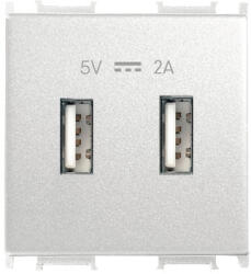 Panasonic Priză USB dublă Panasonic Thea Optima, 2 module, alb (P-TO.USB.2M)