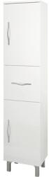 Savini Dulap baie înalt pe sol 31, 4x148 cm MDF alb Savini Simona (S823HXD/F00)