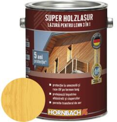 Hornbach Lazură pentru lemn 3 în 1 Hornbach Super Holzlasur pin-larice 2, 5 l (500250)