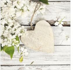 Pure Living Tablou sticlă Pure Living White Spring II 30x30 cm (GLA1063A)