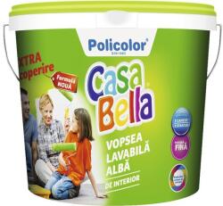 Casabella Vopsea lavabilă pentru interior CasaBella albă 8, 5 l (4000244)