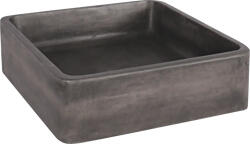 Differnz Lavoar pe blat Differnz Marba din beton 40x40 cm gri închis (38.251.20)