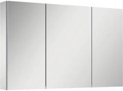 Jungborn Dulap baie cu oglindă Jungborn 100, 6x61, 8 cm PAL gri 3 uşi (904655)
