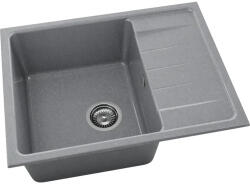 FAT Chiuvetă bucătărie granixit 1 cuvă FAT Avangard 238 49x65 cm cu picurător City Grey reversibilă (238-251) Chiuveta