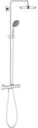 GROHE Sistem de duș cu termostat Grohe Vitalio Start 210, duș fix ⌀21 cm 1 funcție, pară mobilă 2 funcții, furtun duș 1, 75 m, crom (26538000)