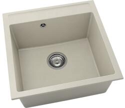 FAT Chiuvetă bucătărie fatgranit 1 cuvă FAT Avangard 225 51x51 cm fără picurător Dark Beige (225-1004) Chiuveta