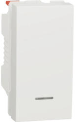 Schneider Electric Buton cu revenire Schneider Unica, cu lumină, alb (SCH-NU310618N)
