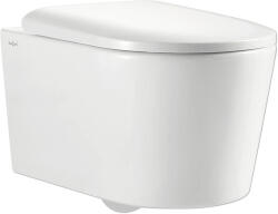 Jungborn Vas WC suspendat Jungborn ONE rimless cu tehnica Turbo Flush, incl. capac WC, alb (SWA825)