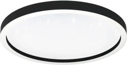 EGLO Plafonieră cu LED integrat Eglo Crosslink 34, 5W 4100 lumeni, lumină RGB, cu telecomandă, negru (31388)
