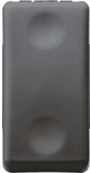 Gewiss Buton cu revenire Gewiss System, 1 modul, negru (GW21510)