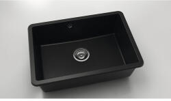 FAT Chiuvetă bucătărie fatgranit 1 cuvă FAT Avangard 236 46x66 cm fără picurător Black Metallic (236-1008) Chiuveta