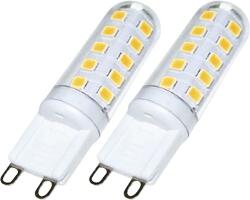 TRIO Becuri LED Trio G9 3W 300 lumeni, capsulă clară, lumină caldă, pachet 2 bucăți (929-2300)