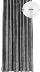 Mendola Draperie semiopacă cu inele Mendola Castellano gri închis 140x245 cm (10-237CAST-72-I002)