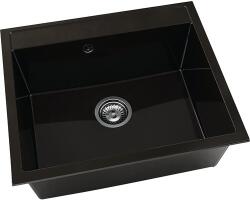 FAT Chiuvetă bucătărie marmură compozită 1 cuvă FAT Avangard 227 51x60 cm fără picurător Venge Dark (227-18) Chiuveta