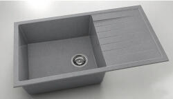 FAT Chiuvetă bucătărie granixit 1 cuvă FAT Avangard 229 49x90 cm cu picurător City Grey reversibilă (229-251) Chiuveta