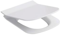 Cersanit Capac WC cu închidere lentă Cersanit Metropolitan duroplast antibacterian alb 44x36 cm (OK581-009-BOX)