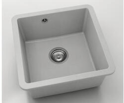 FAT Chiuvetă bucătărie fatgranit 1 cuvă FAT Avangard 222 46x46 cm fără picurător Light Grey (222-1005) Chiuveta