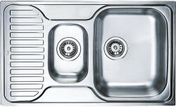 Teka Chiuvetă bucătărie inox 1 cuvă Teka PRINCESS 80x50 cm cu picurător reversibilă (PA780M3001) Chiuveta