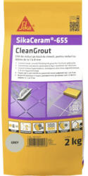 Sika Chit pentru rosturi Sika Ceram Clean Grout 655 grey 2 kg (700742)