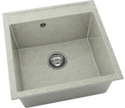 FAT Chiuvetă bucătărie granixit 1 cuvă FAT Avangard 225 51x51 cm fără picurător Pewter (225-210) Chiuveta