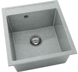 FAT Chiuvetă bucătărie granixit 1 cuvă FAT Avangard 224 51x46 cm fără picurător Platina (224-259) Chiuveta