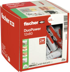 Fischer Befestigungssysteme Diblu nylon Fischer 12x60 mm, set 25 bucăți (538253)