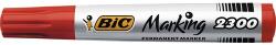 BIC Marker permanent Bic 2300 roșu, vârf de scriere în formă teșită (8209243)