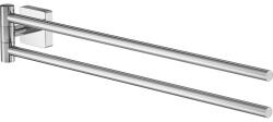 Lenz Suport prosop baie Lenz Rain, mobil, cu 2 brațe, 46 cm, crom (2205302)