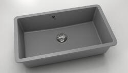 FAT Chiuvetă bucătărie fatgranit 1 cuvă FAT Avangard 232 46x76 cm fără picurător Dark Grey (232-1007) Chiuveta
