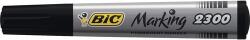 BIC Marker permanent Bic 2300 negru, vârf de scriere în formă teșită (820926)
