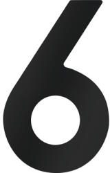 Metafranc Număr casă „6 pentru poartă/ușă, oțel inoxidabil negru (424657)