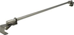 my deco Bară perdea cilindrică extensibilă, aspect inox, 45-75 cm (66700) Suport draperie
