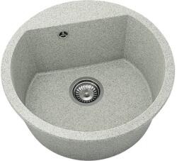 FAT Chiuvetă bucătărie granixit 1 cuvă FAT Avangard 223 Ø51 cm fără picurător Polar (223-219) Chiuveta