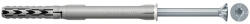 Fischer Befestigungssysteme Set dibluri nailon cu șurub Fischer SXR T cap înecat 10x120 mm, 50 buc (46265)