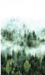 Marburg Fototapet vlies Marburg Smart Art Easy 47267 pădure verde/alb 159x270 cm (47267)