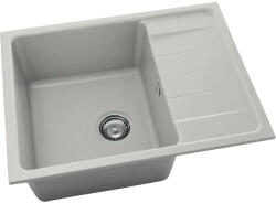 FAT Chiuvetă bucătărie fatgranit 1 cuvă FAT Avangard 238 49x65 cm cu picurător Light Grey reversibilă (238-1005) Chiuveta